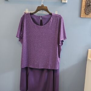 Anthony Richards Sparkling Purple Attire